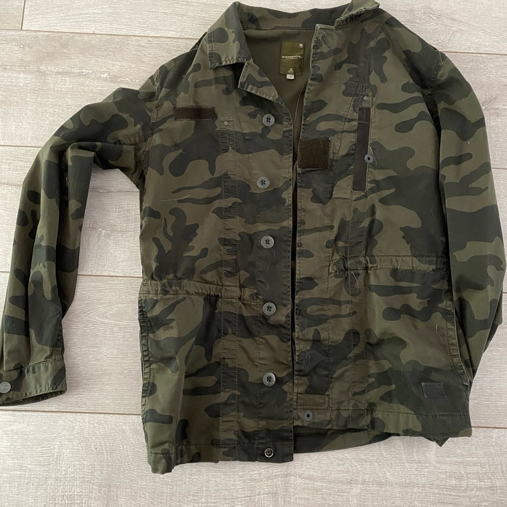 Camo utility jacket